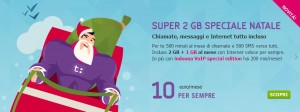 Tiscali Mobile Super 2GB Speciale Natale 2013