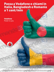 Vodafone MyCountry: promo ottobre 2014 Romania e Bangladesh