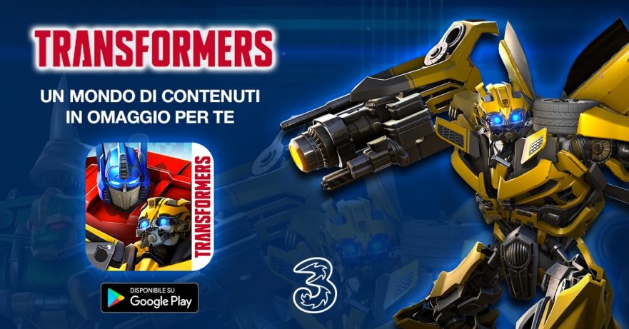 Transformers: Combattenti - promozione Google Play Store