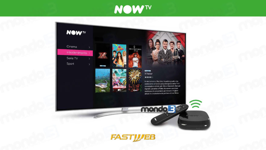 NOW TV e Fastweb
